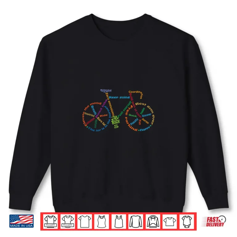 Sweatshirt Inspiring Road Bike Funny Cycling Mountain Biking Cyclists Shirt