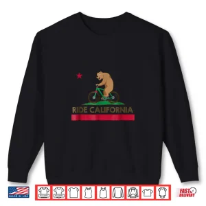 Sweatshirt Ride California Shirt BMX MTB Road Cycling T Shirt