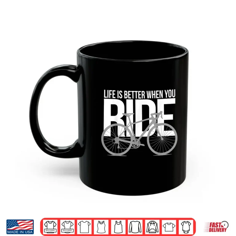 Mug Road Bike Cycling Shirt Bicycle Bike Shirt Gift Shirt