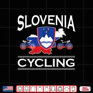 Design Slovenian Road Cyclist Slovenia Cycling Bicycle Flag Gift Shirt