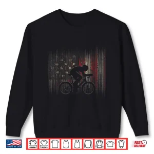 Sweatshirt American Flag Road Biking Cycling Apparel Professional Shirt