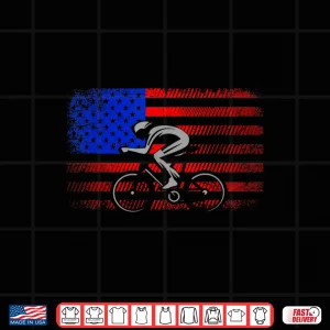 Design American Flag Road Biking Cycling Professional Graphic Shirt