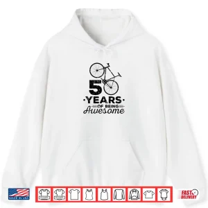 Hoodie Bicycle Biking Fiftieth Birthday Cyclist Graphic Design Shirt