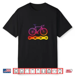Bike And Chain Road Bike Cycling Professional Graphic Shirt