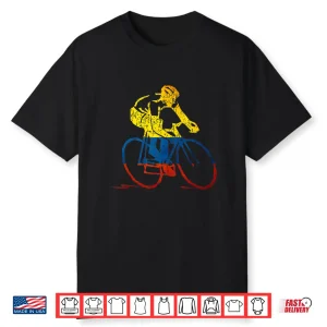 Colombian Cyclist Road Racing Tour Cycling Champions Shirt