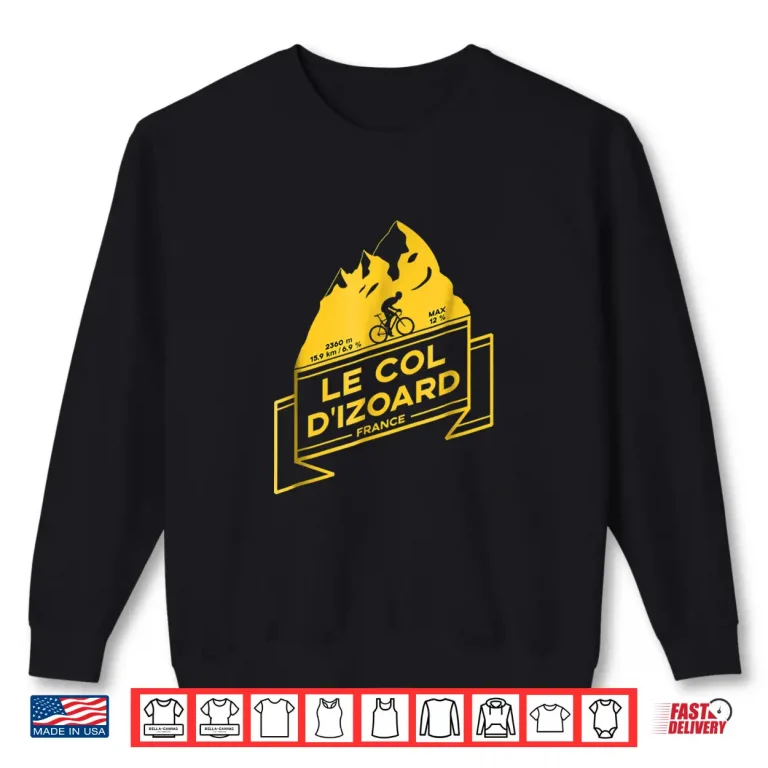 Sweatshirt Col D Izoard Road Cycling Professional Achievement Shirt