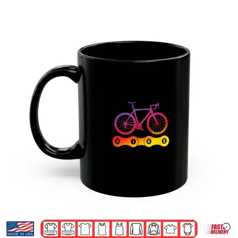 Mug Bike And Chain Road Bike Cycling Professional Graphic Shirt