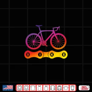 Design Bike And Chain Road Bike Cycling Professional Graphic Shirt