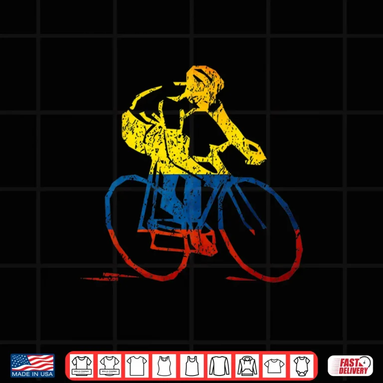 Design Colombian Cyclist Road Racing Tour Cycling Champions Shirt