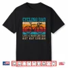 Cycling Fatherhood Cyclist Road Biker Retro Road Design Shirt