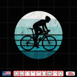 Design Funny Road Bike Riding Cycling Retro Vintage Graphic Shirt