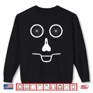 Sweatshirt Funny Road Race Bike Cycling Face Bicycle Lover Humor Shirt