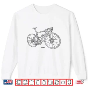 Sweatshirt RACING BIKE ROAD BIKE GRAVEL FITNESS CYCLING Shirt