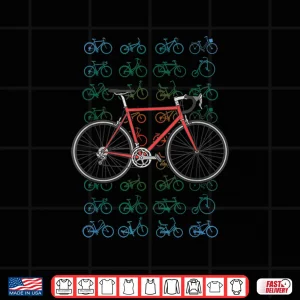 Design Race Road Bike Bicycle Cyclist Cycling Biking Tour Shirt