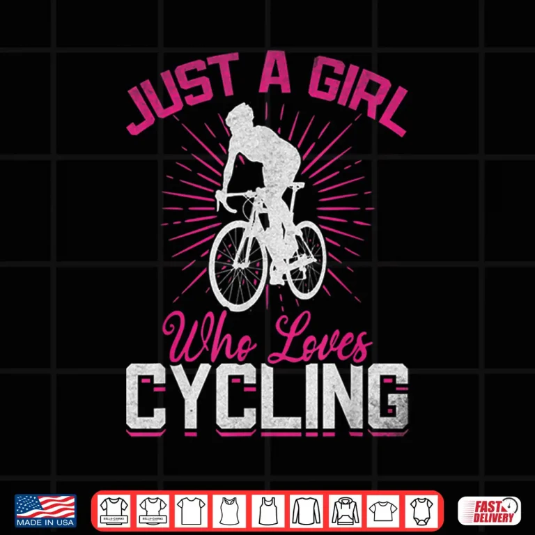 Design Racing Bike Just A Person Who Loves Cycling Cyclist Shirt