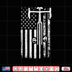 Design Road Bike American Flag Gravel Bike Bicycle Road Cycling Shirt