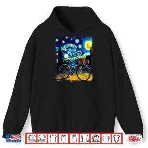Hoodie Road Biking Bicycle Cycling Van Gogh Artistic Graphic Shirt
