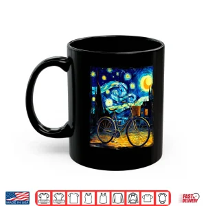 Mug Road Biking Bicycle Cycling Van Gogh Artistic Graphic Shirt