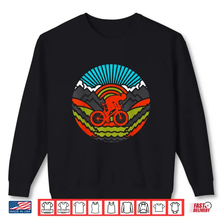 Sweatshirt Road Cyclist Silhouette Bicycle Biking Cyclist Cycling Shirt