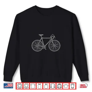 Sweatshirt Vintage Road Bike Cycling Professional Graphic Design Shirt