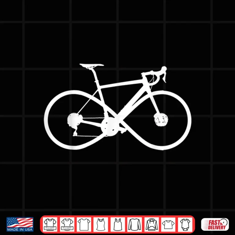 Design Bicycle Infinity Road Bike Racing Cycling Cyclist Gift Shirt