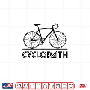 Design Cyclopath Road Bike I Bike Cycling Cyclist Bicycle Shirt