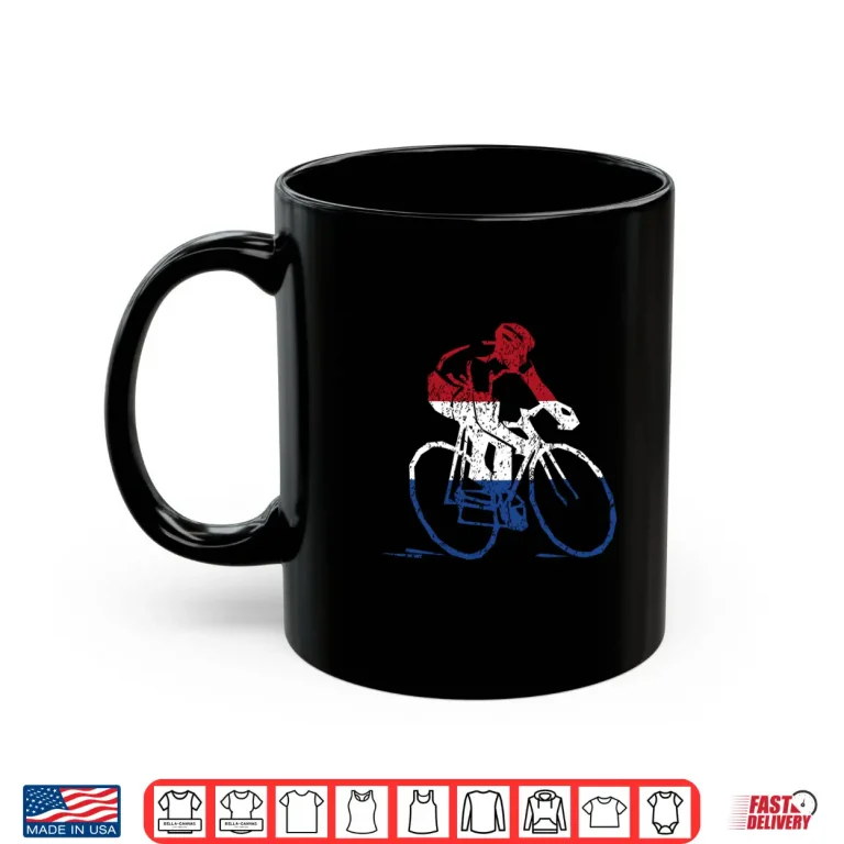 Mug Dutch Cyclist Road Racing Tour Cycling Race Gift Shirt