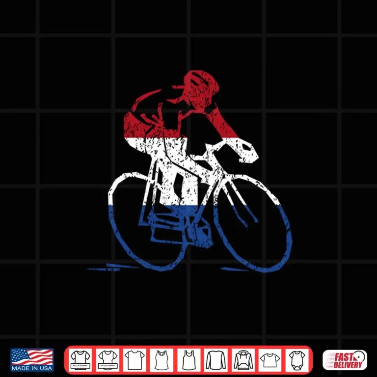 Design Dutch Cyclist Road Racing Tour Cycling Race Gift Shirt