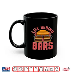 Mug Funny Road Cycling Gift For Men Women Cool Life Behind Bars Shirt