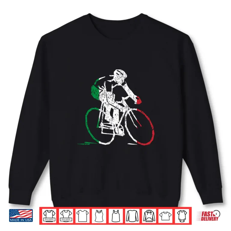 Sweatshirt Italian Cyclist Road Racing Tour Cycling Race Gift Shirt