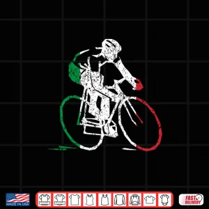 Design Italian Cyclist Road Racing Tour Cycling Race Gift Shirt