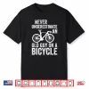 Mens Bicycle Rider Life Begins Where The Road Ends Bike Cycling Shirt