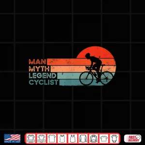 Design Mens Bike Rider Cycling Dad Cyclist Shirt