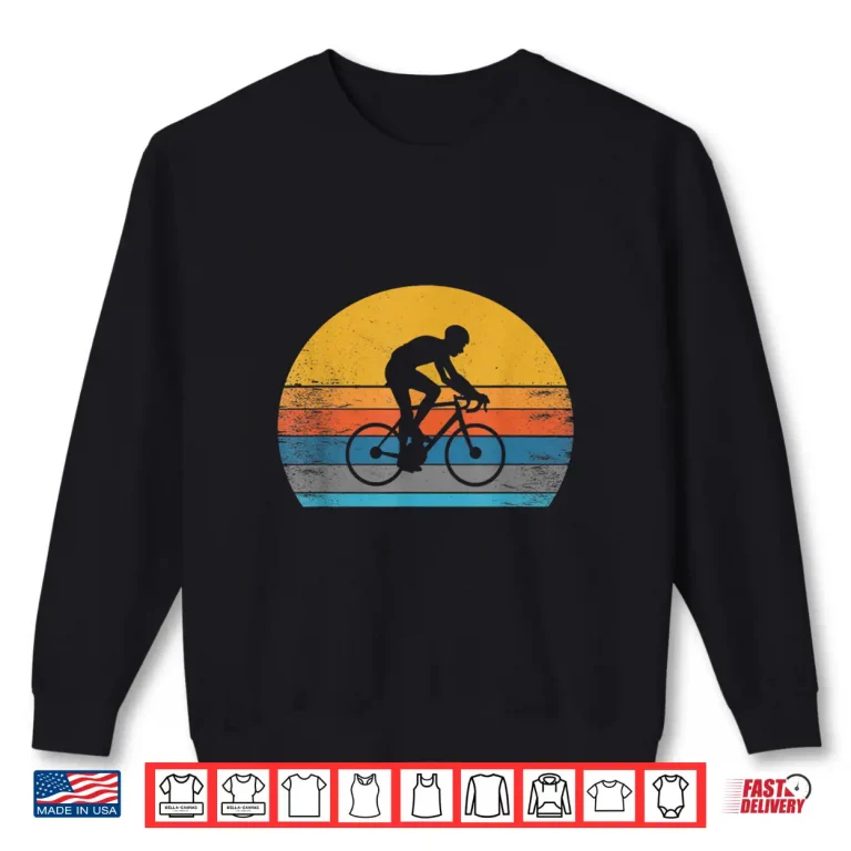 Sweatshirt Racing Road Bike Vntage cycling riding Racing bike Bicycle Shirt