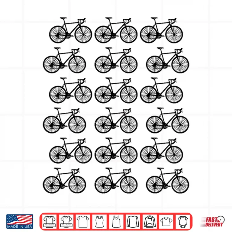 Design Road Bike Cycling Bicycle Cyclist Vintage Retro Shirt