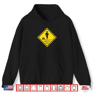 Hoodie Share the Road Tshirt Cycling Shirt Biking Courtesy Shirt