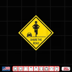 Design Share the Road Tshirt Cycling Shirt Biking Courtesy Shirt