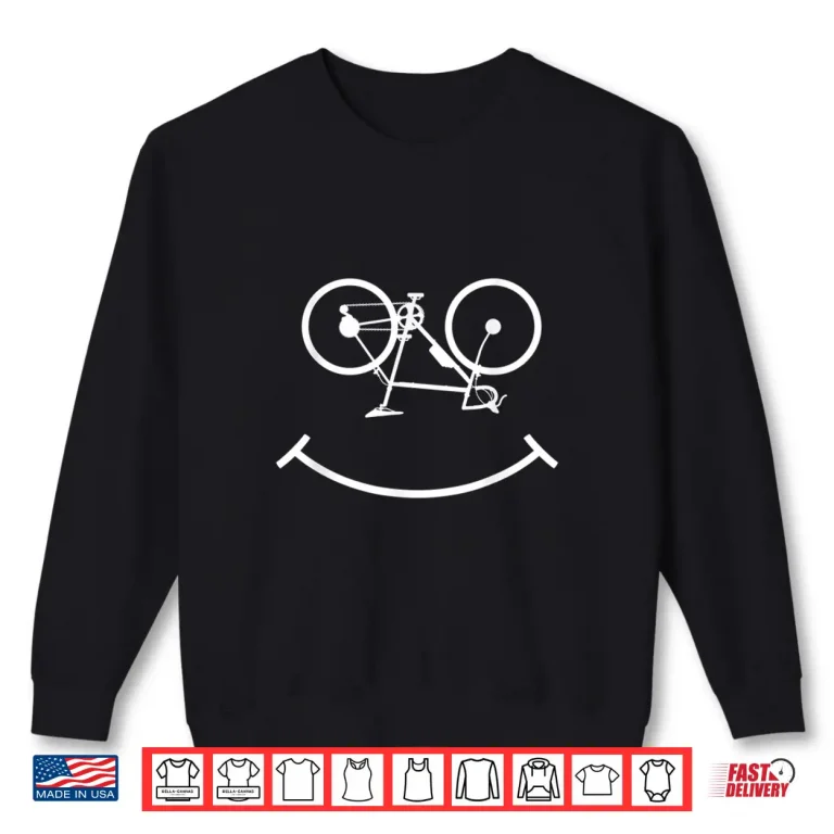Sweatshirt Bike Smile Graphic Road Bike Cyclist Cycling Sport Road Bike Shirt