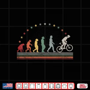 Design Bicycle riding evolution retro road bike hobby cycling Shirt 1