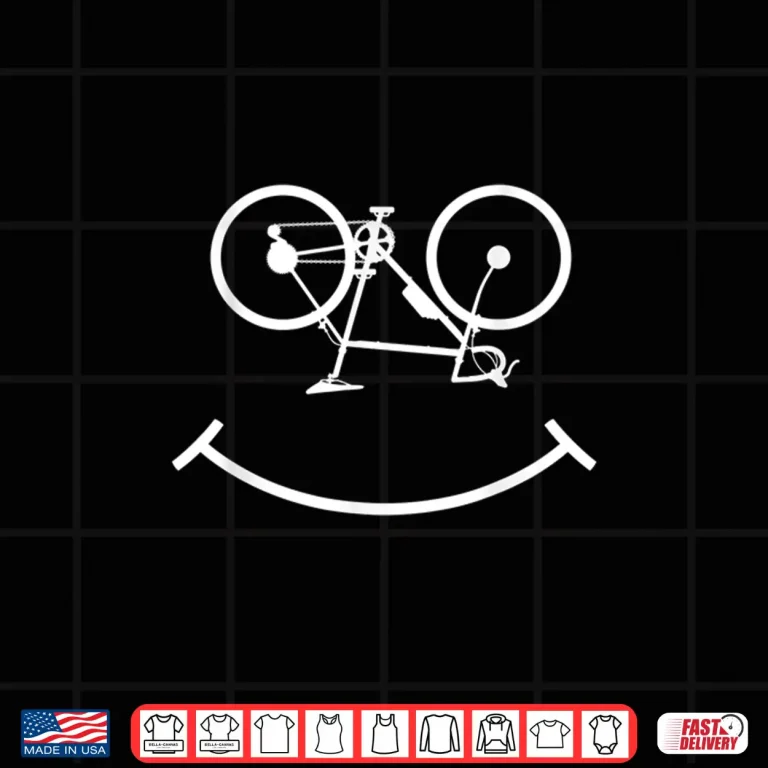 Design Bike Smile Graphic Road Bike Cyclist Cycling Sport Road Bike Shirt 1