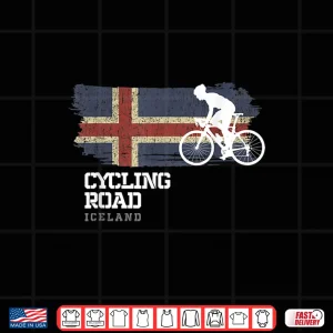Design Road Cycling Iceland Road Bike Speed Bicycle Cyclist Shirt