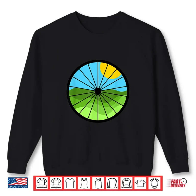 Sweatshirt Road Cycling Bicycle Wheel Cross Country Bike Cyclist Shirt 1