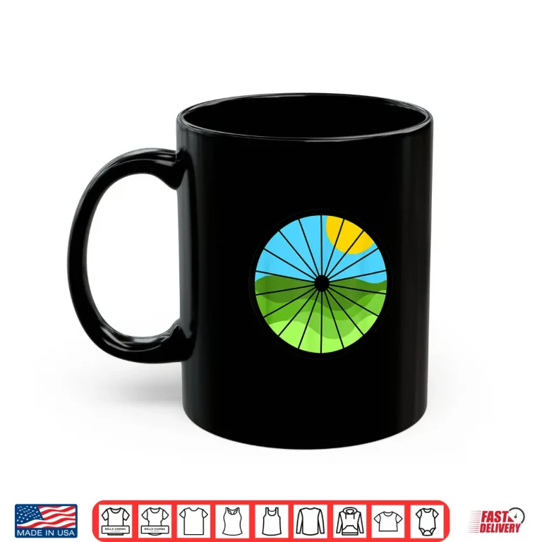Mug Road Cycling Bicycle Wheel Cross Country Bike Cyclist Shirt 1