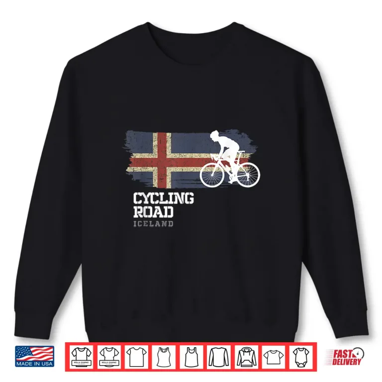 Sweatshirt Road Cycling Iceland Road Bike Speed Bicycle Cyclist Shirt 1