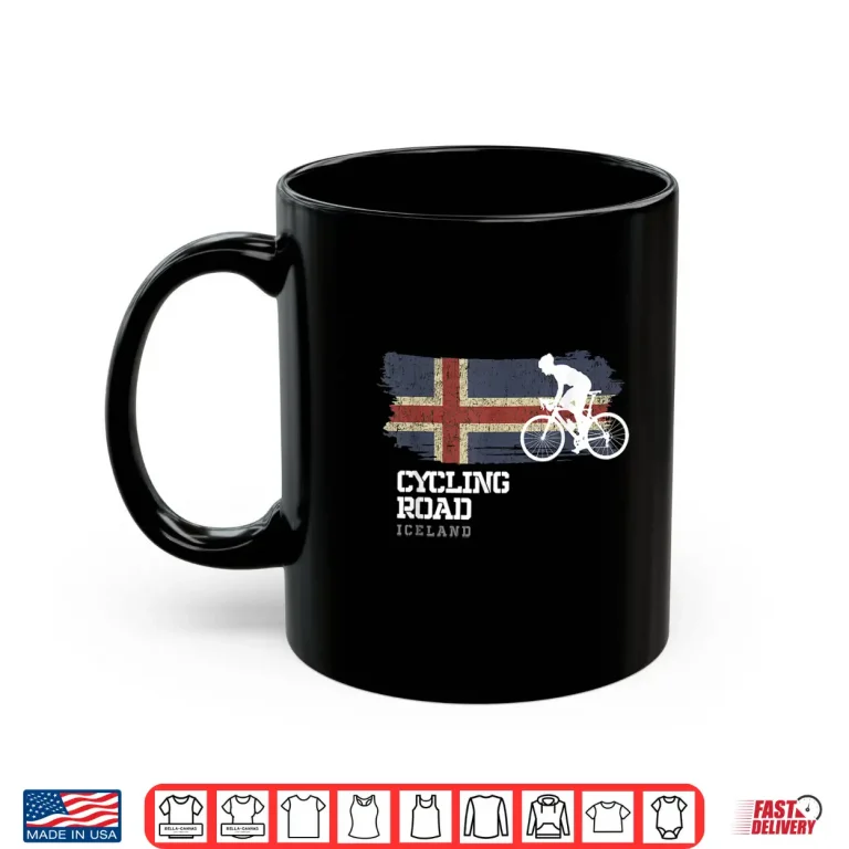 Mug Road Cycling Iceland Road Bike Speed Bicycle Cyclist Shirt 1