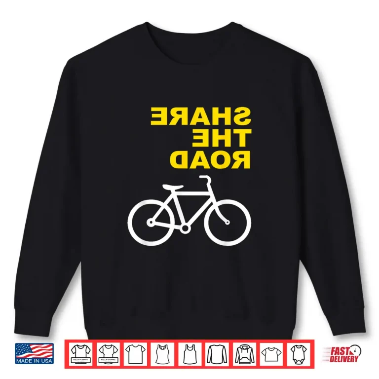 Sweatshirt Share The Road T Shirt Cycling Shirts Shirt 1