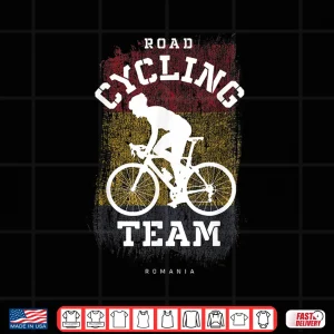 Design Road Cycling Romania Road Bike Speed Bicycle Cyclist Shirt 1