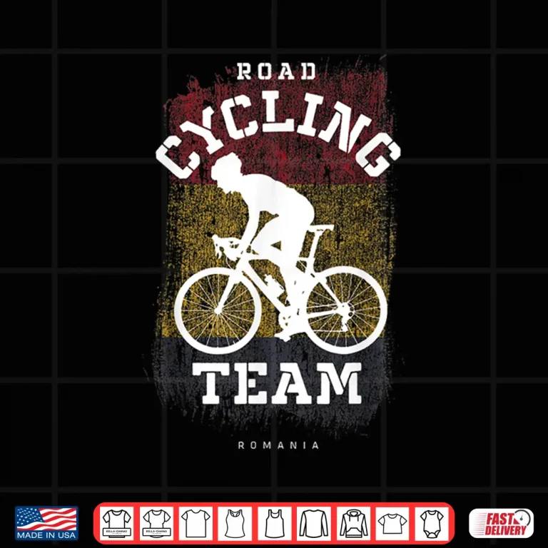 Design Road Cycling Romania Road Bike Speed Bicycle Cyclist Shirt 1