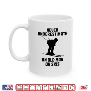 Mug Funny Skiing Skier Professional Minimalist Graphic Shirt