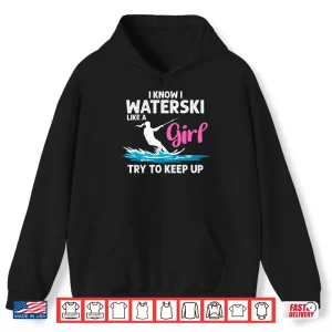 Hoodie Funny Water Ski Designs Water Skier Athletes Shirt